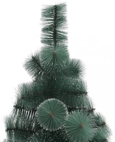 zöld PET műkarácsonyfa állvánnyal 120 cm