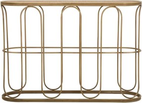 Natúr színű rattan konzolasztal 32x110 cm Samui – Mauro Ferretti
