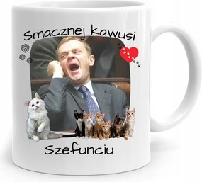 Donald Tusk Bögre Főnök Platform Ajándék fényképes nyomtatással