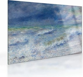 Üveg kép - Pierre-Auguste Renoir, Seascape, reprodukciók (70x50 cm)
