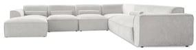 Krémszínű sarokkanapé (jobb oldali) Flex Felix – Miuform