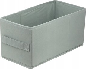Textil tárolódoboz Lavita világos szürke 15x31x15