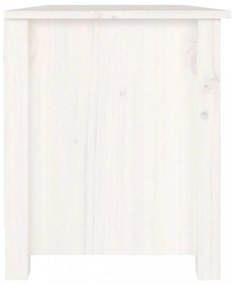 vidaXL fehér tömör fenyőfa cipőtároló pad 70x38x45,5 cm