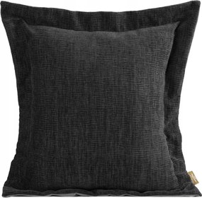 Dekoratív párnahuzat ELEGANT2 55x55 Eva Minge Eurofirany fekete zsenília