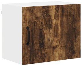 Fali konyhaszekrény 2 pcs Füstölt tölgy 50 x 31 x 40 cm Faanyag