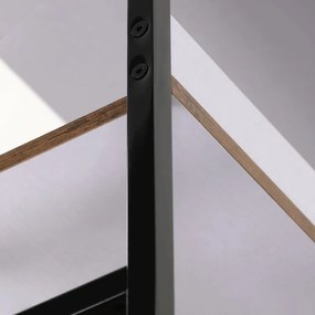 Regál, mdf, hnědá, GD-314 OLW