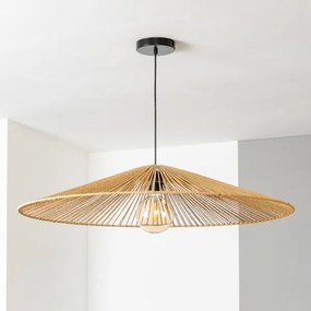 Brilagi - kábeles LED csillár CERIA BOHO 1xE27/40W/230V átmérő 90 cm barna