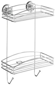 Vacuum-Loc kétszintes öntapadós polc, max. 33 kg - Wenko