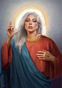 Poszter 21x30 cm Lady Gaga A4