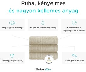 Comfort Maxi fürdőlepedő 100x200 cm barna, 100% pamut