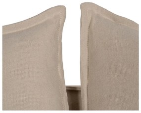 Krémszínű len kanapé 210 cm – Ixia