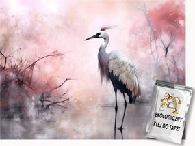 Fotótapéta Flizelina Természet Tó Madár Kócsag 100x75 ragasztó