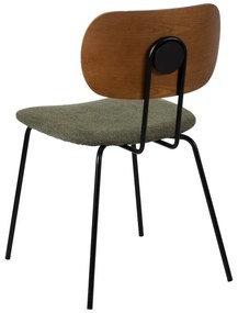 Zöld-barna étkezőszék szett 4 db-os Cleo – Ixia