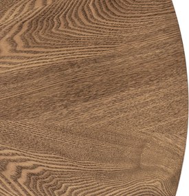 Étkezőasztal 100 cm dió / fekete színkombinációban – LINO
