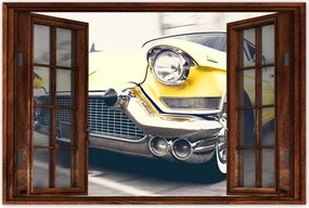 Poszterek 120x80 Sárga Cadillac