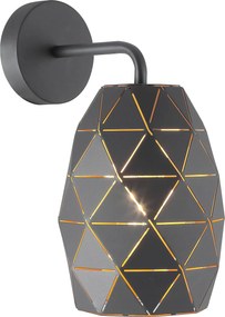 Italux glamour modern fali lámpa harley grafit pezsgő itxmbm-3480/1 gr+gd