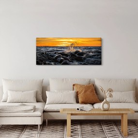 A tenger hullámai képe (120x50 cm)