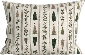 Pamut párnahuzat HOLLY PINES 50x70 cm, színes