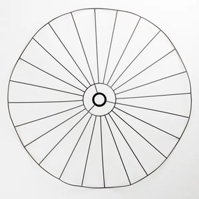 Brilagi - LED felületre szerelhető csillár CERIA WIRE 1xE27/40W/230V Ø80 cm fekete