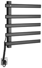 Sapho - Elektromos törölközőszárító ELCOR 63W/230V 48x52 cm matt fekete