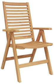 vidaXL Kerti Szék 8 pcs Barna 52 x 64.5 x 108 cm Tömör tíkfa