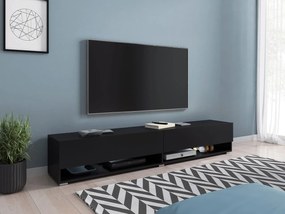 TV asztal/szekrény Aldesia 180 (fekete grafit) (világítás nélkül). 1053722
