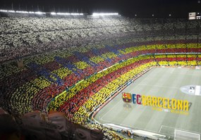 Poszter, Futball Club Barcelona, Fc Barcelona, Barca. Spanyolország.