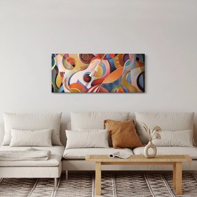 Kép - Zenei absztrakt (120x50 cm)