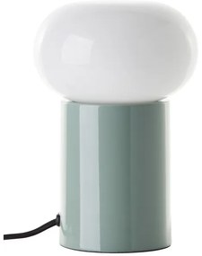 Brilliant - Asztali lámpa KNUT 1xE27/25W/230V zöld/fehér