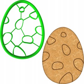 Húsvéti Forma Mézeskalács lyukasztó Húsvéti Tojás 8cm
