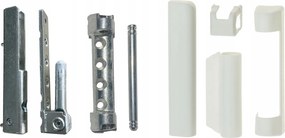 Maco Felső Alsó Zsanér erkélyajtó ablakhoz komplett szett Védőburkolattal