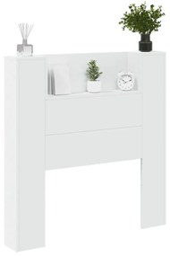 fehér áthidalószekrény LED-világítással 100 x 16,5 x 103,5 cm