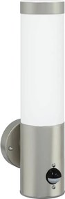 vidaXL Kültéri Fali Lámpa Ezüst 12 x 8,5 x 29 cm