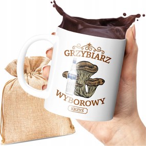 Gombász Bögre Az Ön Neve Személyre Szabott Nyomtatás Bögre Erdő