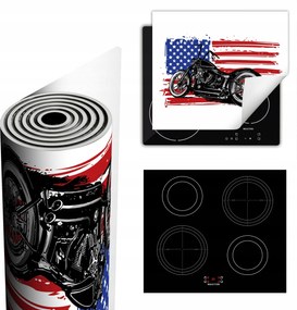 Tűzhelyvédő Szőnyeg Több Hely 60x52 Harley motor