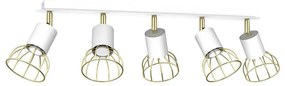 Spotlámpa DANTE 5xGU10/25W/230V fehér/arany