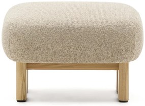 Bézs zsenília lábtartó Nema – Kave Home