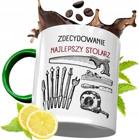 Zöld Bögre Asztalosnak Születésnapra Ajándék fényképes nyomtatással