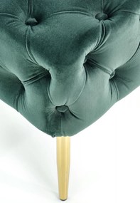Athena pad zöld bársony