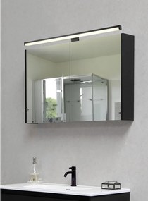 Matt fekete LED fali lámpa (hosszúság 60 cm) Lino – Trio