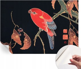 Öntapadós tapéta Fali furnér 3D hatás Egzotikus madár 152x104 cm