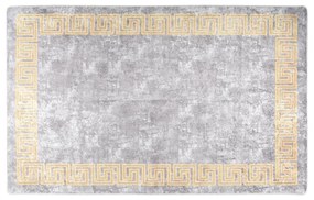 szürke csúszásmentes mosható szőnyeg 80 x 150 cm