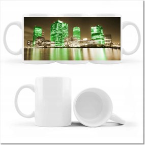 Fotó bögre London zöld épületei