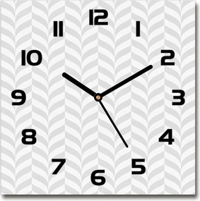 Négyzet alakú üveg falióra Geometrikus háttér 30x30 cm