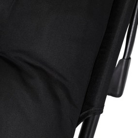 Kempingágy Fekete VENUS