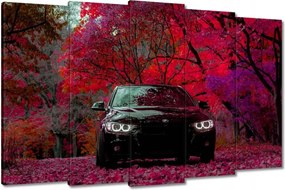 Vászonkép 150x95 Fekete Bmw Ősz