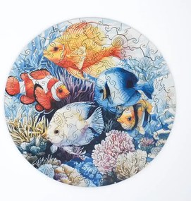Korallzátony fa puzzle