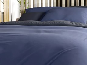 Pamut ágynemű MONOCHROMATIC szürke-kék Ágyneműhuzat mérete: 70 x 90 cm | 140 x 200 cm