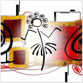 Poszterek 140x140 Rugalmas táncosnő