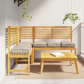 Pallet párnák ülésekhez 6 db Taupe 40x40x8 cm Oxford szövet